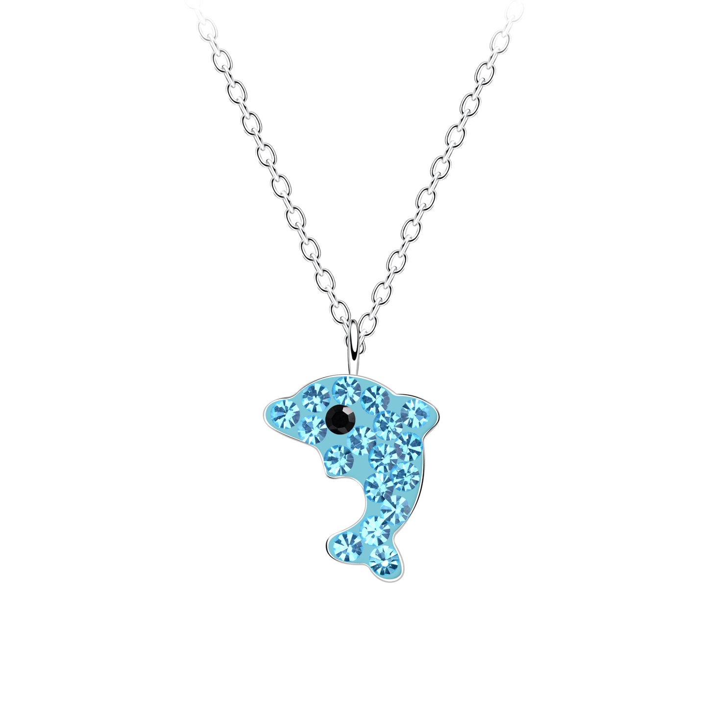 Sterling Silver Dolphin Necklace (*)