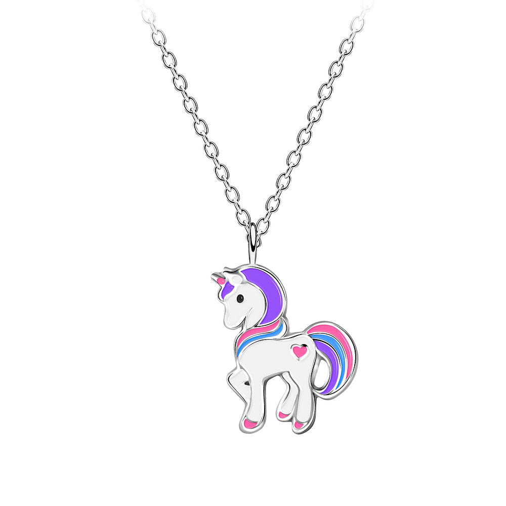 Sterling Silver Unicorn Necklace (*)