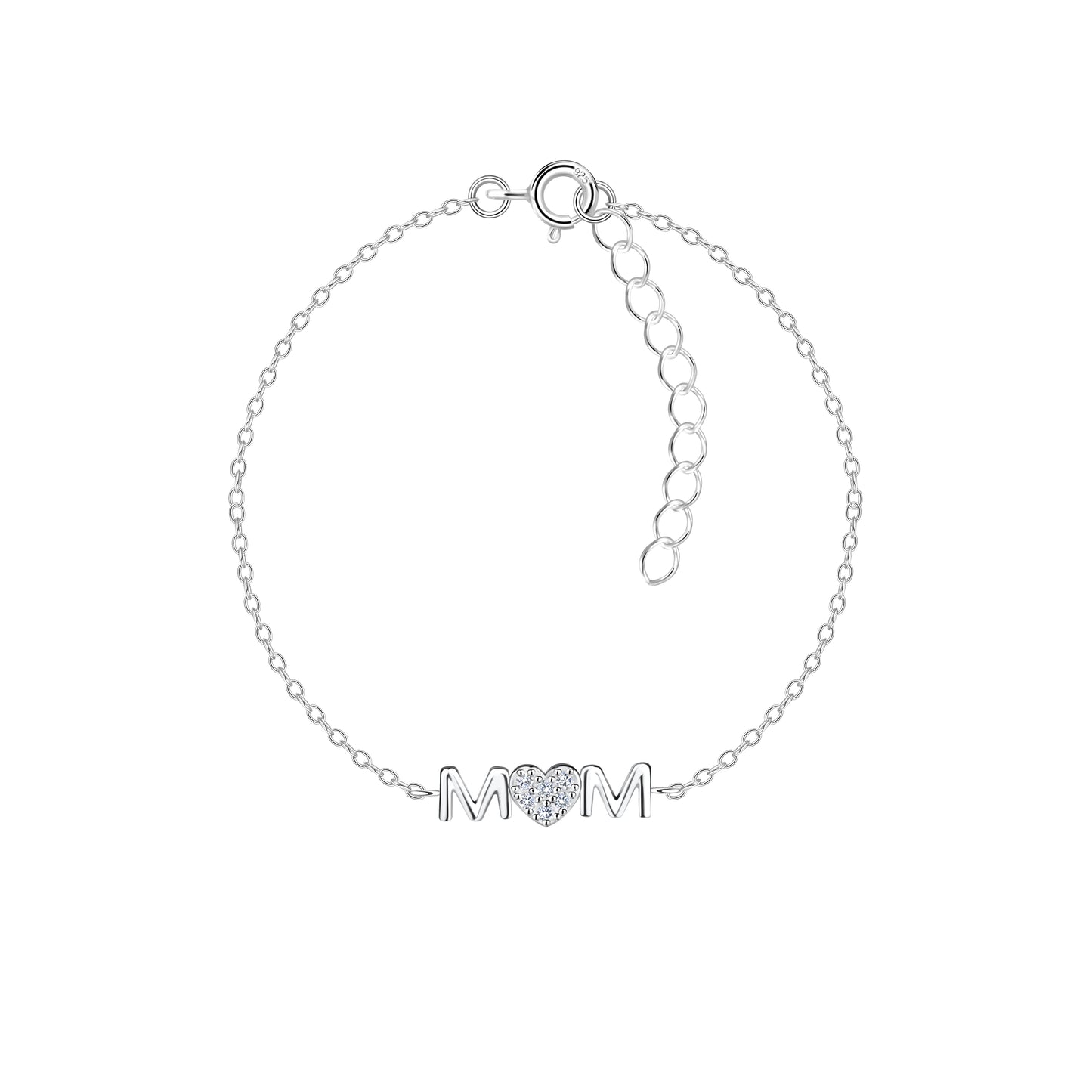 Sterling Silver Mum Bracelet (*)